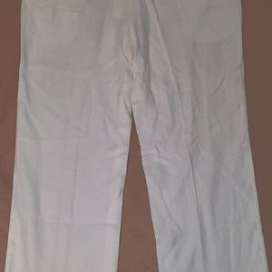 Men's 100% Linen Pants Size 44w Long